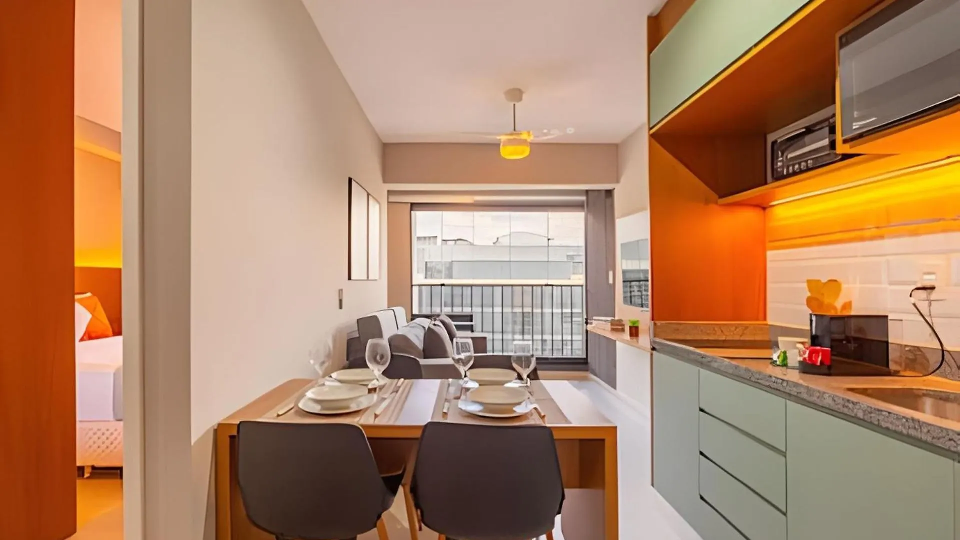 Easy Star - Belo Studio Com 1 Dorm Perto Do Shop. Eldorado - Uo05I 圣保罗