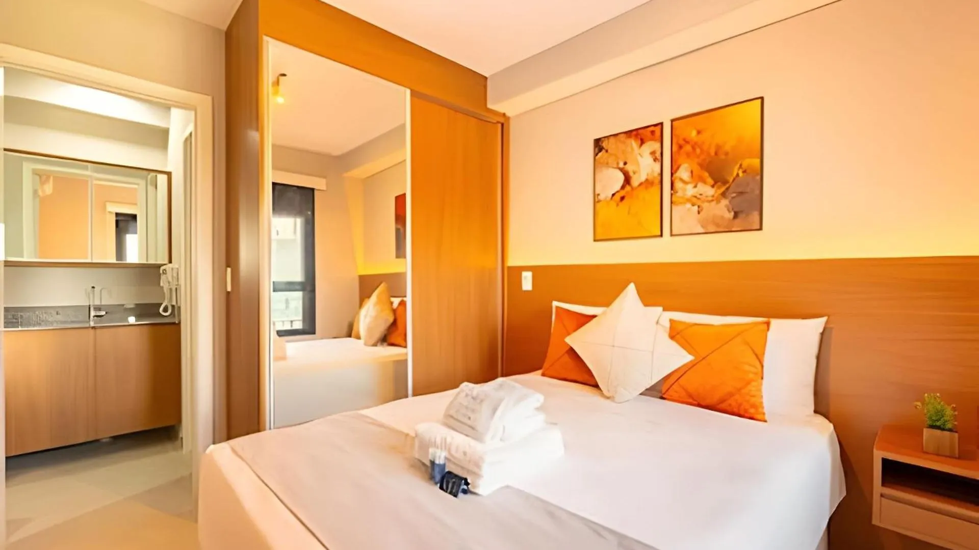 Easy Star - Belo Studio Com 1 Dorm Perto Do Shop. Eldorado - Uo05I 圣保罗